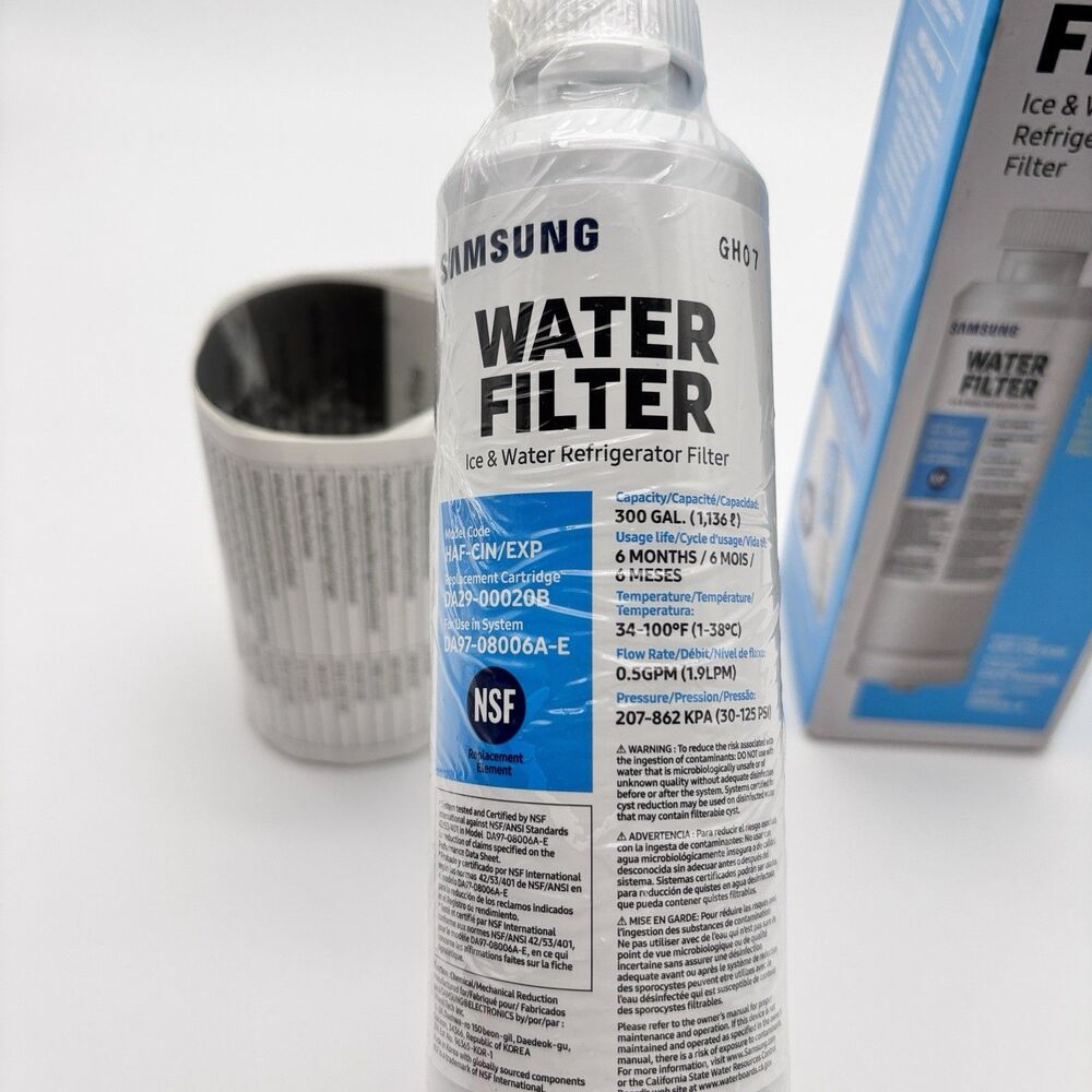 Genuine Samsung Refrigerator Water Filter HAF-CIN DA29-00020B OEM New Open Box